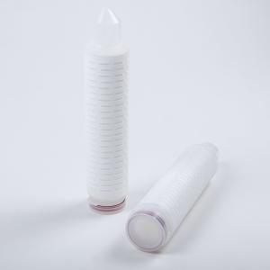 Wholesale 5&quot; 0.22μM PTFE Membrane Filter Cartridge For Food Beverage Air Sterilization Filtration from china suppliers