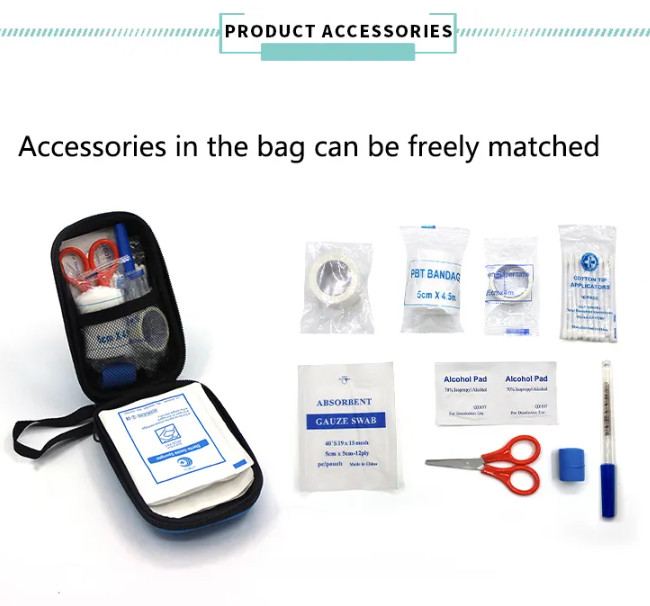 Emergency Training PU Travel First Aid Kit Medical Small First Aid Bag