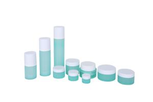 Wholesale BPA Free Matte Cylinder PETG Airless Lotion Bottle Skincare Cosmetic Packaging from china suppliers
