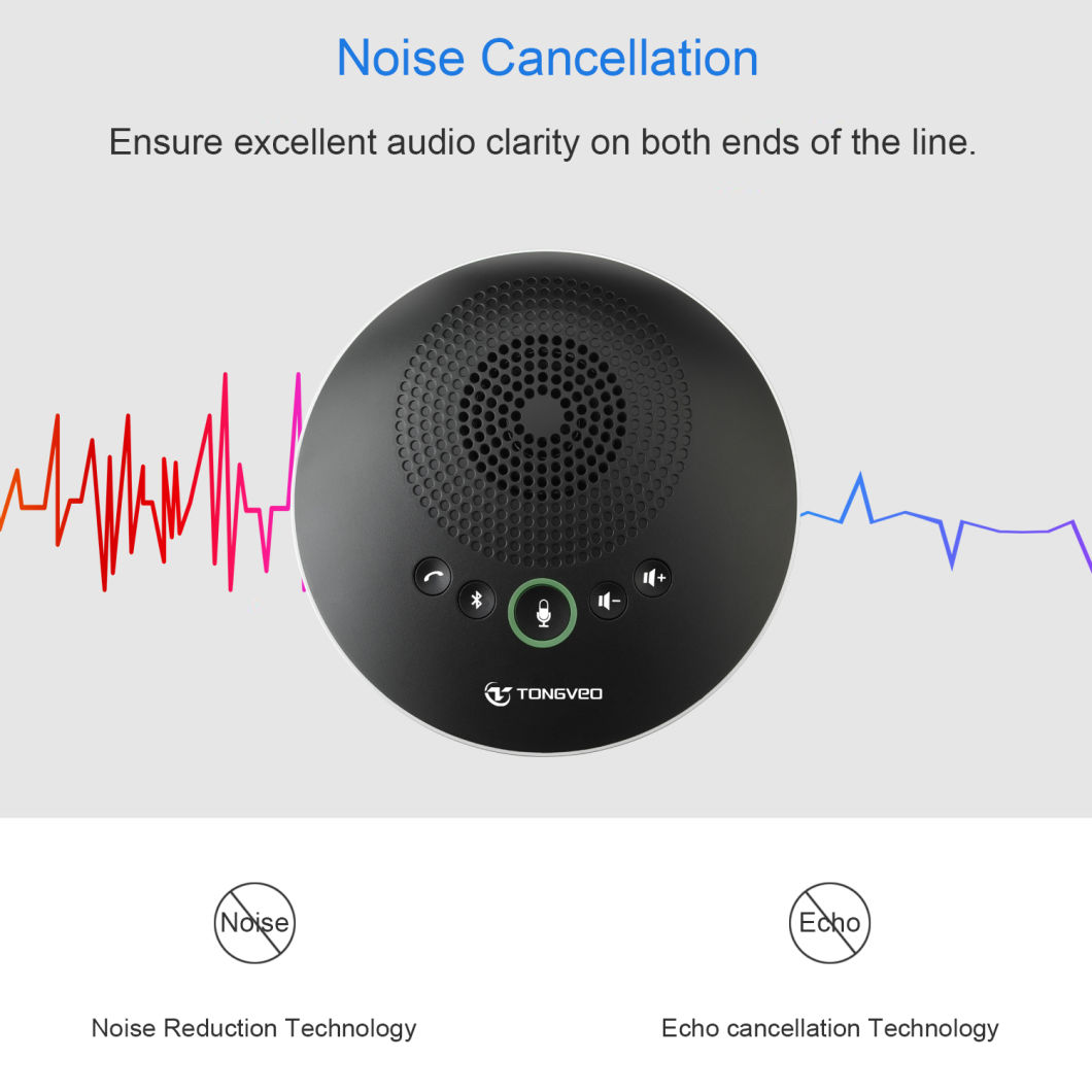USB Bluetooth Conference Speakerphone for Skype Video Conferencing