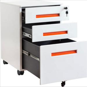 Wholesale Stainless Steel Office Movable 3 Drawer Office Cabinet from china suppliers