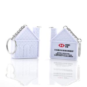 Wholesale 1m 2m Steel Tape Measure House Shaped Compact Size With Keychain from china suppliers