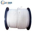 40mm Offshore Mooring 3-Strand Twisted Line Fiber Ship Rope for Marine