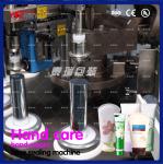 PLC Controlled Cosmetic Cream Filling Machine Body Care Lotion Gel Filling Line