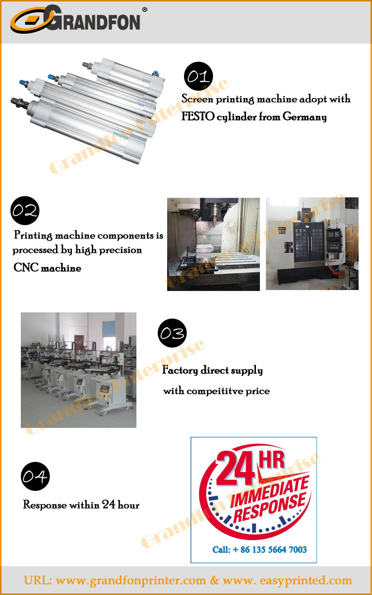 YZ-2030P flat bed pneumatic silk screen printing machine with vacuum