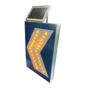 Wholesale Waterproof 11.1V 4.4AH Solar Chevron Sign , Solar Road Safety Light from china suppliers