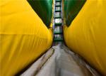 Air Blow Commercial Inflatable Water Slides 0.55mm PVC Tarpaulin Material