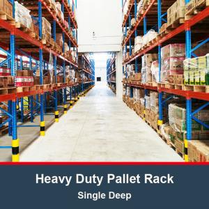 Wholesale Single Deep Heavy Duty Pallet Rack Selective Pallet Rack Warehouse Storage Rack from china suppliers