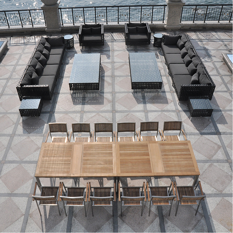 Big Lots Outdoor Chairs Set for Modern Style Garden Sofas by Professional Rattan Furniture Manufacture