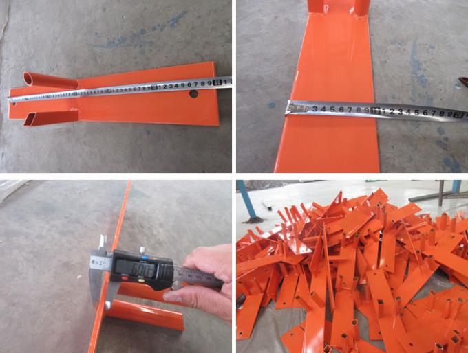 Orange Temporary Fencing Panels Rental For Theft Prevention / Crowd Control