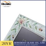 Rectangle Standing Glass Wedding Photo Frames Vintage Style Wear Resistance