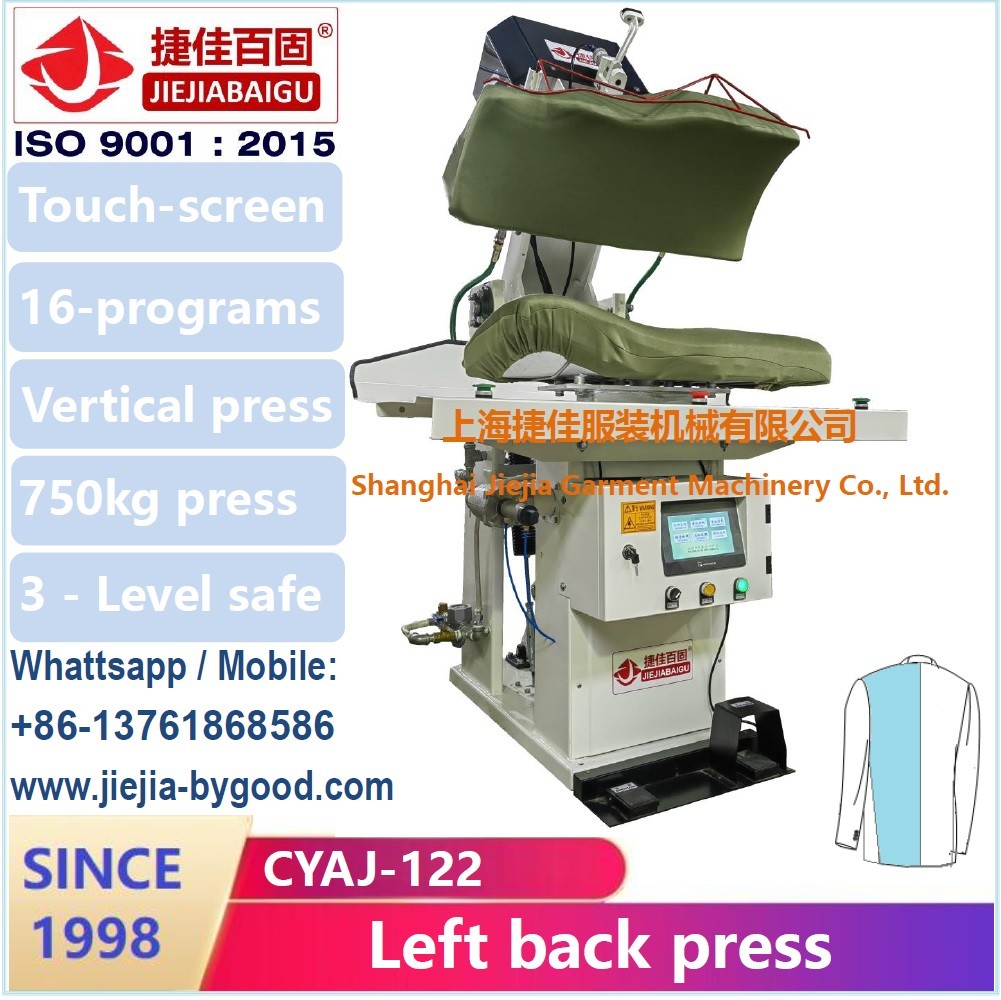 Touch Screen PLC Control pocket flap double head vertical press machine