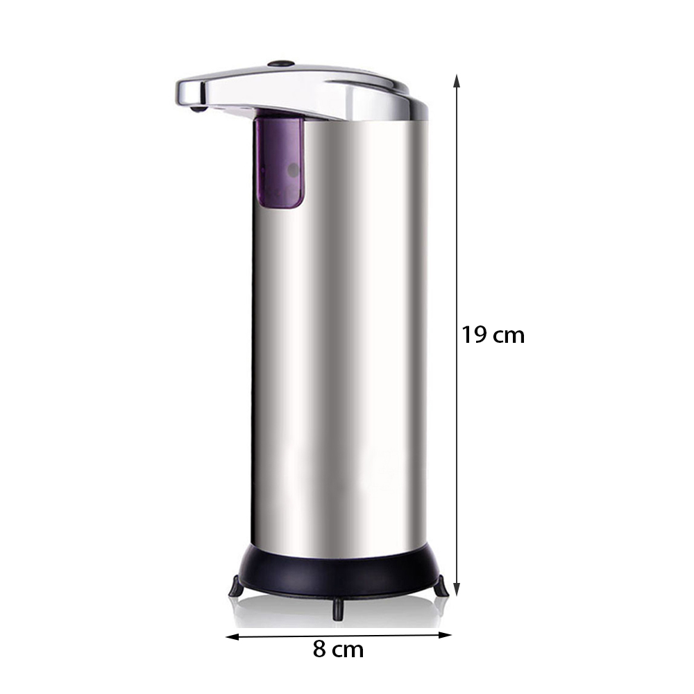 Smart Stainless Steel Hands Free Soap Dispenser Battery Operated