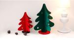 Eco Friendly Felt Tree Decorations , Tabletop Christmas Tree Decoration