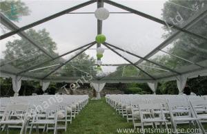 Wholesale Glassland Romantic Transparent Clear Top Tent Wedding , clear party tent from china suppliers