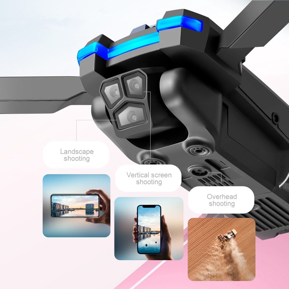 Hot S8s Drones 2.4G WiFi FPV 4K HD Camera Foldable RC Drone Quadcopter Performance Maximum Flight Time 10-20min