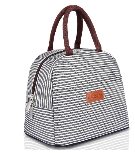 Women's and men's insulated lunch boxes, reusable lunch bags for adults, suitable for work, picnics or travel