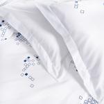 Woven Bed Linen Hotel Bedding Sets Cotton Single Queen Printed 100% Cotton