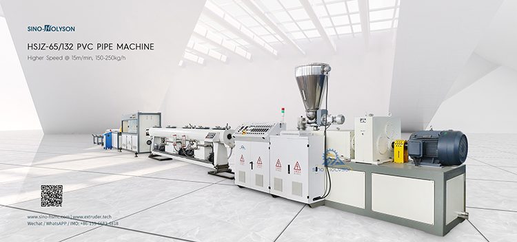 2-15m/Min U-PVC/C-PVC/PVC Pipe Making Machine Diameter 20-110mm From Sino-Holyson