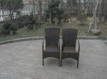 Excellent Strong Hand-Woven Dark Brown Rattan Garden Dining Sets