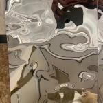 AISI Inox Water Ripple Stainless Steel Sheet Plate Colored 304 304L 316 316L 430