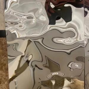 Wholesale AISI Inox Water Ripple Stainless Steel Sheet Plate Colored 304 304L 316 316L 430 420 from china suppliers