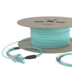 Wholesale PVC LSZH Mpo Fiber Cable SC Breakout Fiber Optic Patch Cord Fanout from china suppliers