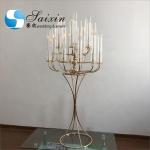 New Design Gold Candelabra Wedding Decoration Party Gift Table Decor 25 Arms