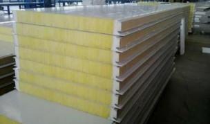 Thermal Insulation Material Soundproof Fireproof 64kg/M3 Glasswool Sandwich