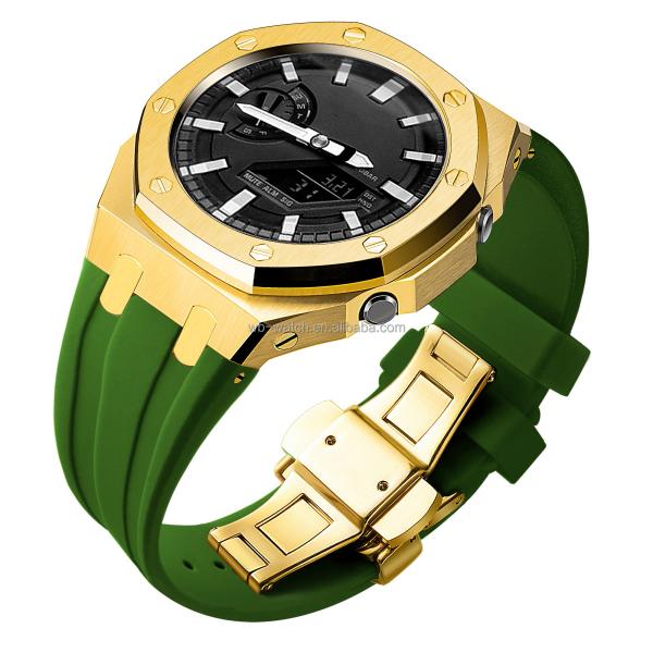 OEM / ODM Luxury Stainless Steel Watch Case And Band For Casio Ga2100 Gien
