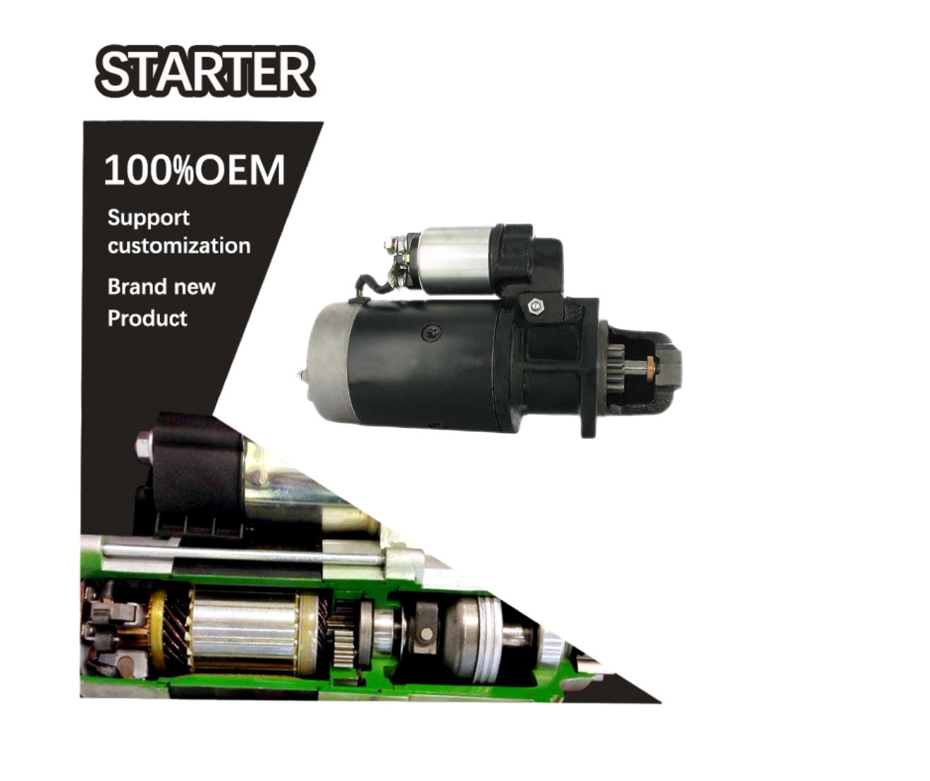 12V 11T CW STARTER Hatz E950 0001354113, 0001366011 40087300