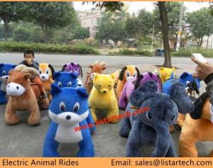 Wholesale Plush Toys Play By Play China Wholesale Animal Rides Coin Car Operated Game Machine from china suppliers