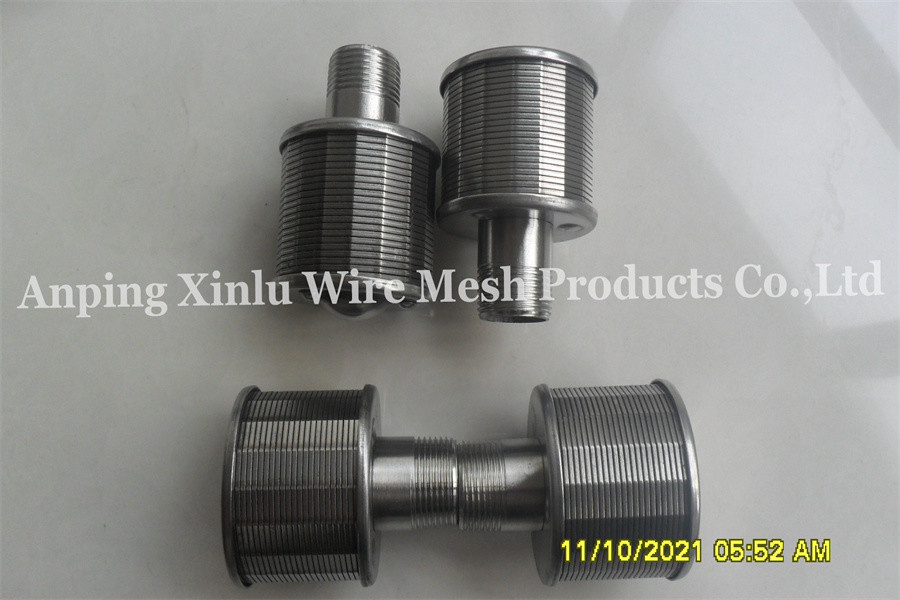DN 1.5" X L 2" SS304 Wedge Wire Screen Nozzle In Water Filtration
