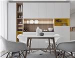 With LED Light Cabinet Pantry Unit Living Room Display Cabinet