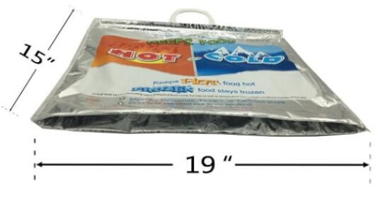 Outdoor square aluminum foil food thermal freezer cooler lunch insulation bag,Foil Cooler Bag Thermal Bag for Fruit Choc