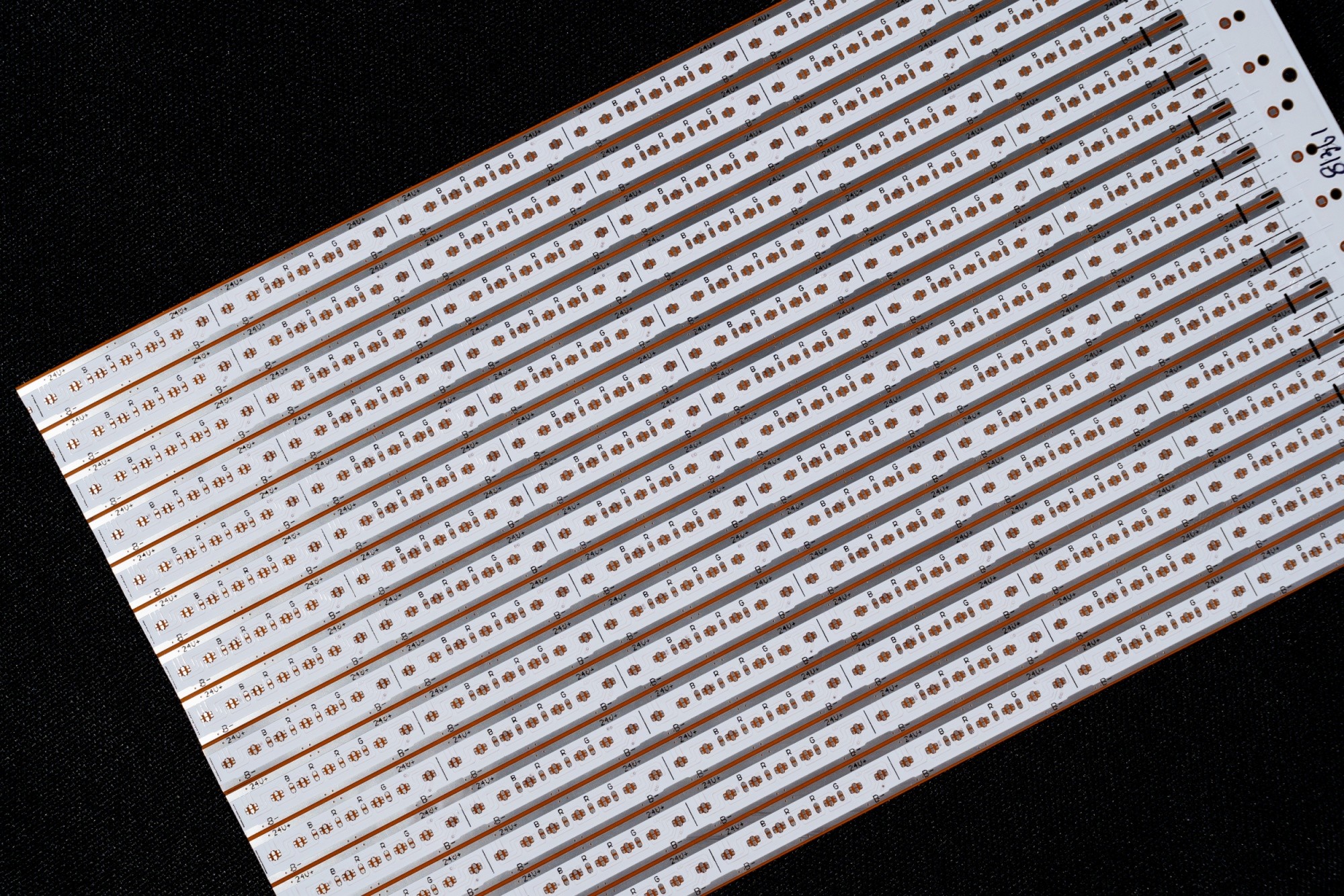 Customized Flexible PCB Circuit Board For COB Strip Light With Double Layer Board