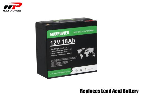 Deep Cycle Prismatic ESS LiFePO4 Battery 12V 18Ah 230.4Wh Storage SLA Replacemen