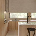 High End Contemporary Wooden Veneer Matt Kitchen Kitchen Cabinet Designs From