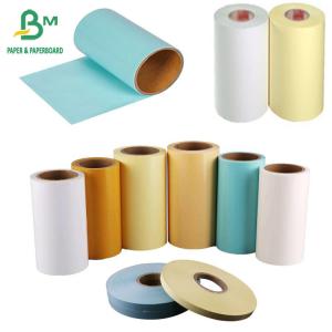 China Glassine Paper To Making Sticker Paper Liner High Temperature Resistance White Yellow Blue 58g-120g on sale