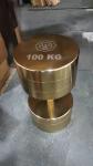Wholesale High Quality Gold Chrome Plate Cast Iron Barbell Home Gym Equipment