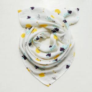 Wholesale Safer Muslin Baby Bibs Reusable Eco Friednly Baby Bibs Triangle Shape from china suppliers