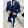 Buy cheap Mens Striped Sax Slim Fit Three Piece Tuxedo For Wedding from wholesalers