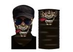 Black Tubular Bicycle Patchwork Sport Scarf Bandana