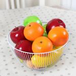 Wear Resistant Metal Wire Fruit Basket , Irregular Modern Stainless Steel Fruit