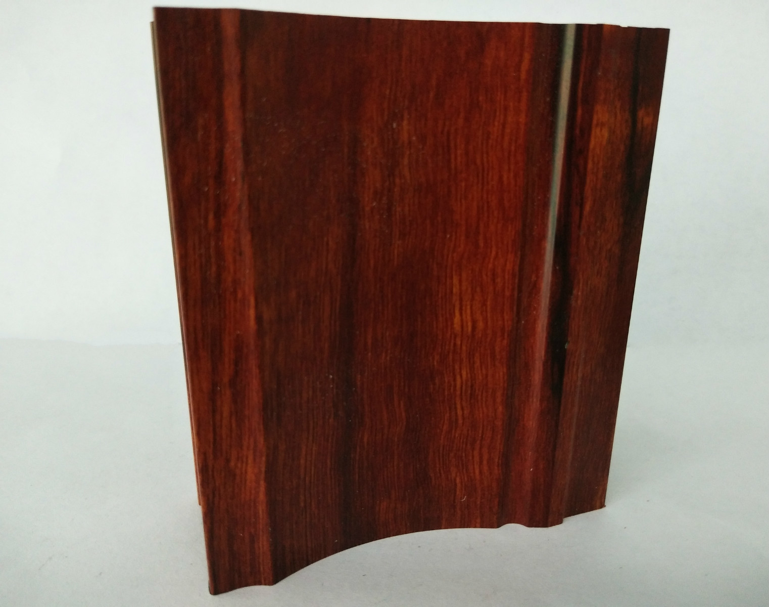 Rectangle Wood Finish Aluminium Profiles / 6063 6063A Aluminum Door Frame Profile