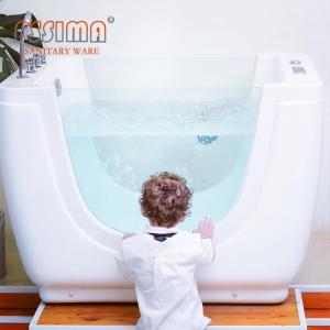 Wholesale White Thermosta Acrylic Baby Tub Tubeless Pump No Armrest With Ozone from china suppliers