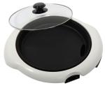 11 Inch Table Round BBQ Grill , Electric Griddle Grill With Oil Drip Tray