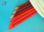 UL Brick Red Silicone fiberglass sleeving silicone rubber coated fibreglass
