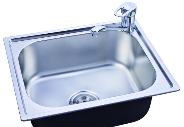 Stainless Steel Kitchen Sink Single Bowl Kitchen Sink Press Kitchen Sink With