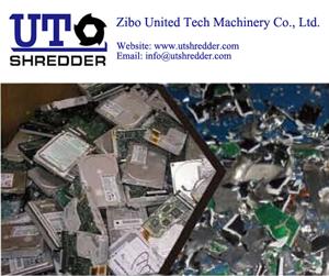 Wholesale Waste Electronic Products crusher / E Scrap Shredder/ E- waste/ Two Shaft Shredder/ E- waste shredder/ hard disk crusher from china suppliers